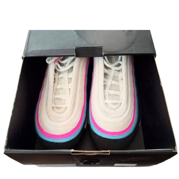 NIKE Air Max Plus 97 Miami Vice Sneakers In Original Box - Men's Size 13 - Picture 4 of 10
